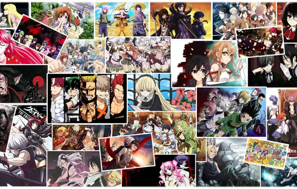 Picture Heroes, Anime, Hunter, Академия, Песнь
