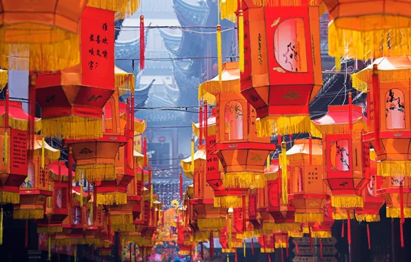 Picture street, China, Lantern festival