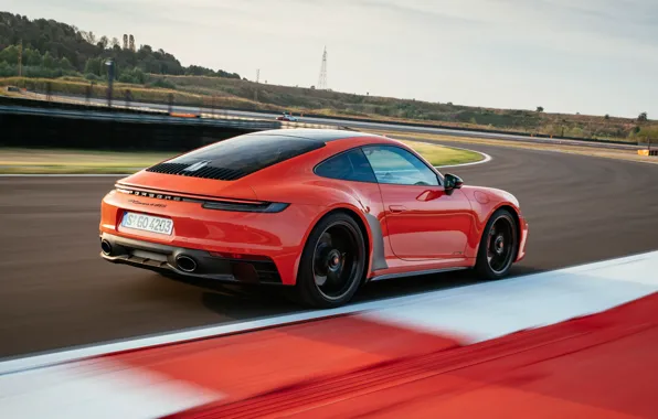 Picture speed, 911, Porsche, Carrera 4, racing track, GTS, 2022, Porsche 911 Carrera 4 GTS
