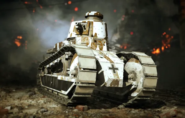 Picture tank, battlefield, Battlefield 1