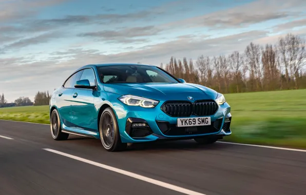 Picture speed, BMW, Gran Coupe, UK-spec, 2-Series, M Sport, 2020, 218i, F44