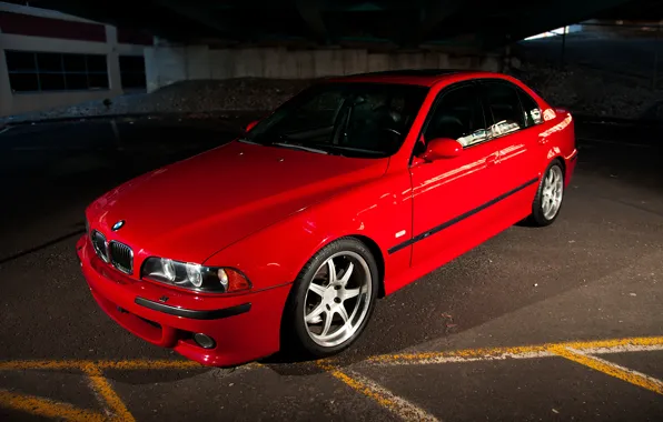 Picture Red, E39, Parking, M5