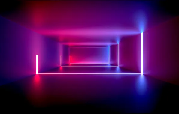 Picture design, neon, abstract, light, design, background, neon, room