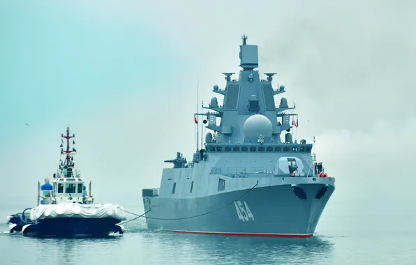 Picture ship, frigate, Admiral Gorshkov, guard