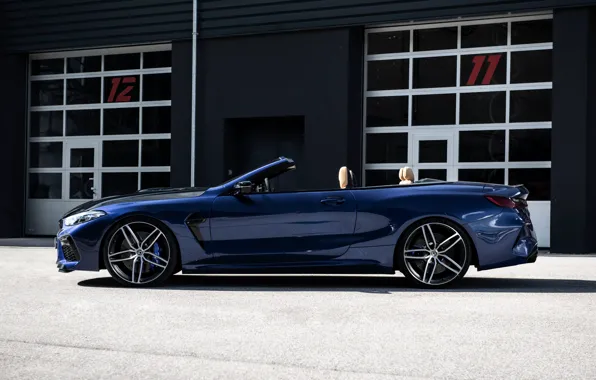 Picture blue, BMW, convertible, G-Power, two-door, Bi-Turbo, 2020, BMW M8, M8, F91, M8 Convertible, G8M, M8 …
