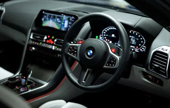 Picture coupe, interior, BMW, Coupe, 2020, BMW M8, two-door, M8, M8 Competition Coupe, M8 Coupe, F92