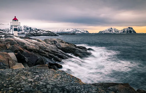 Picture Norway, Seascape, Kabelvag Molo