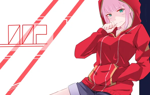 Picture girl, style, 002, Darling In The Frankxx, Cute in France, Zero Two