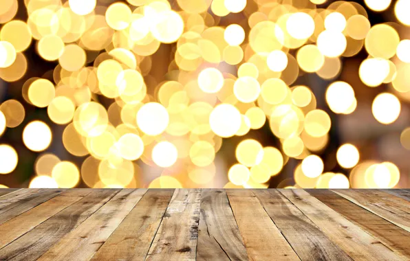 Picture background, tree, Board, golden, gold, gold, wood, background, bokeh, bokeh, table, sparkle