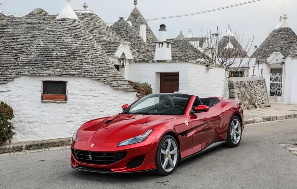 Picture Ferrari, convertible, Portofino