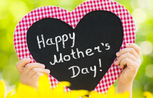 Picture love, heart, hands, Mother's day, Mother's Day
