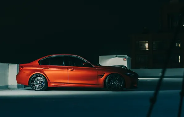 Picture bmw, wheels, night, f80