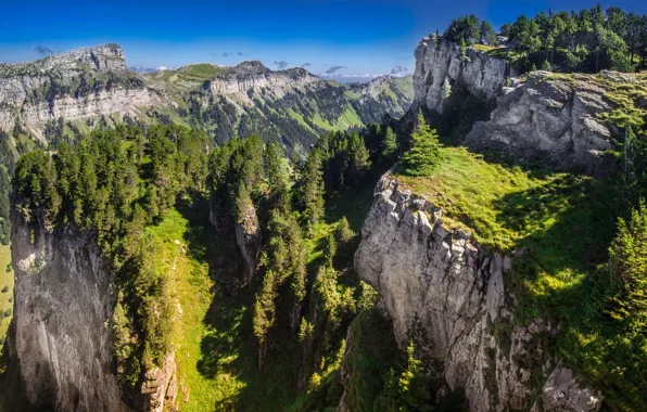 Picture mountains, rocks, Switzerland, Alps