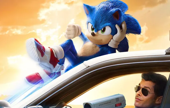 Picture machine, Sonic, guy, Sonic the Hedgehog, Sonic movie