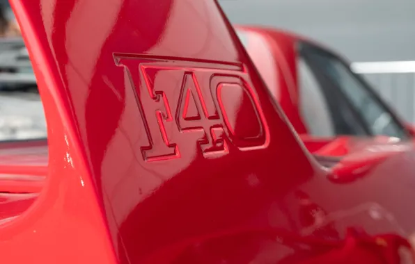 Picture Red, F40, Spoiler
