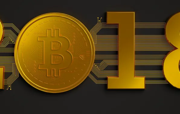 Picture gold, 2018, fon, coin, bitcoin, bitcoin, btc
