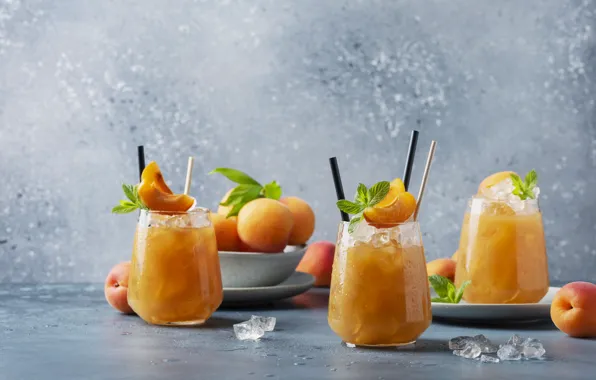 Picture cocktail, drink, fruit, apricots, apricot, Oxana Denezhkina