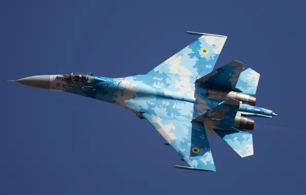 Picture weapons, the plane, Ukraine SU-27