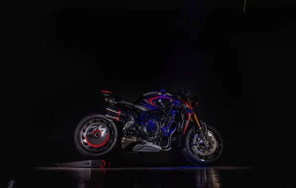 Picture black background, MV Agusta, Rush 1000