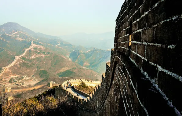 Picture China, China, the great wall of China, brickwork