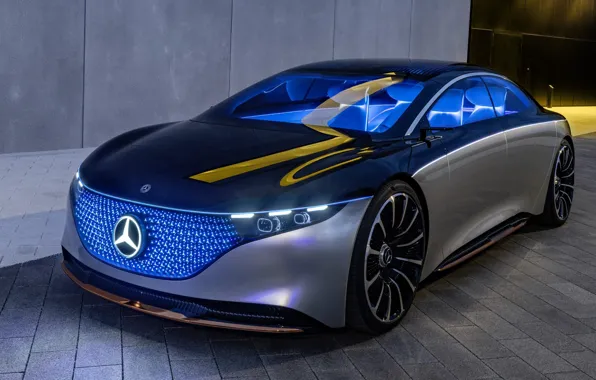 Picture design, technology, the concept, Mercedes, luxury, design, luxury, exterior, technology, exterior, 2019, Mercedes-Benz Vision EQS …