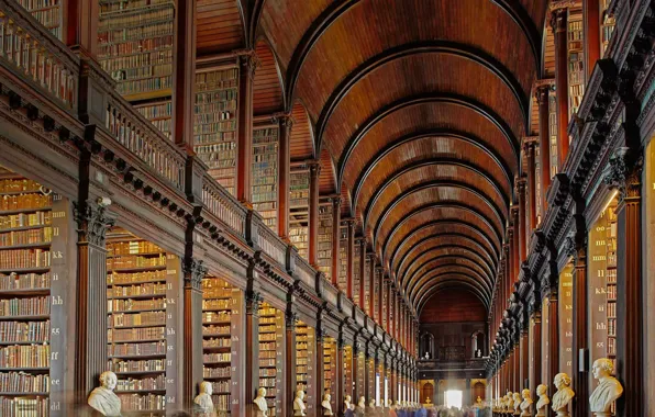 Picture library, Ireland, Dublin, Trinity College