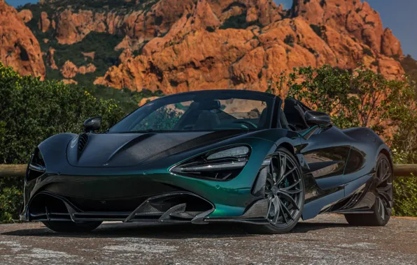 Picture mountains, sports car, Fury, McLaren 720s