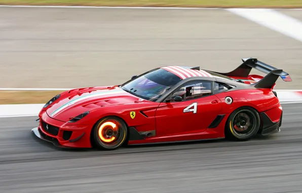 Picture Ferrari, Red, Car, Auto, V12, Italian, 599 XX, Ferrari 599 XX, Ferrari 599XX Evolution