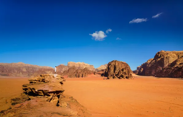 Picture sand, desert, Jordan, Wadi Rum, Valley of the Moon