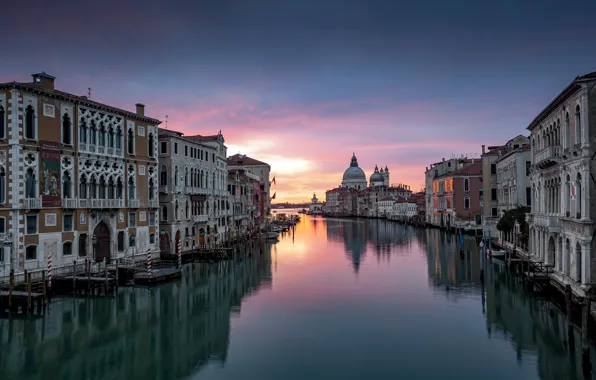 Picture the city, building, home, morning, Italy, Venice, channel, Игорь Соколовский