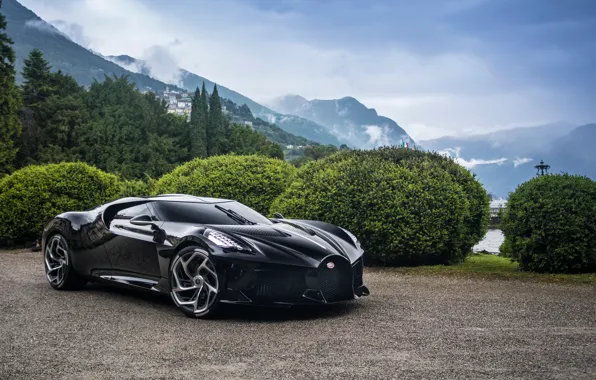 Picture Bugatti, supercar, hypercar, 2019, The Black Car