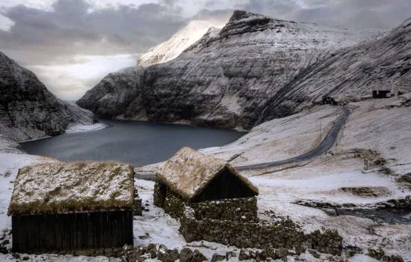 Picture nature, Faroe Islands, Saksuni