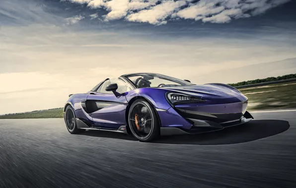 Picture McLaren, supercar, Spider, 2019, 600LT, Lantana Purple