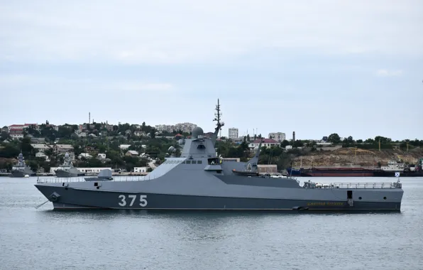Picture ship, patrol, Sevastopol, Dmitry Rogachev
