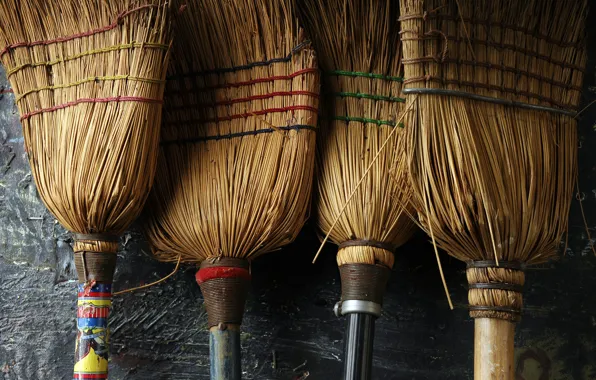 Picture background, color, broom