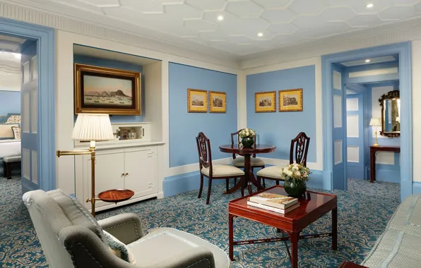 Picture room, interior, the hotel, London, Grosvenor Suite, 5-Star Hotel