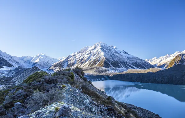 Picture New Zealand, Glacier, landform Mount, Cook Geopark