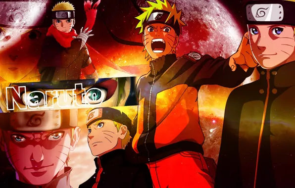 Picture collage, anime, art, guy, Naruto, Naruto, Naruto Uzumaki