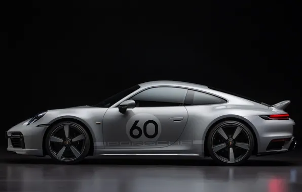 Picture Porsche 911, the view from the side, Sport Classic, 2022