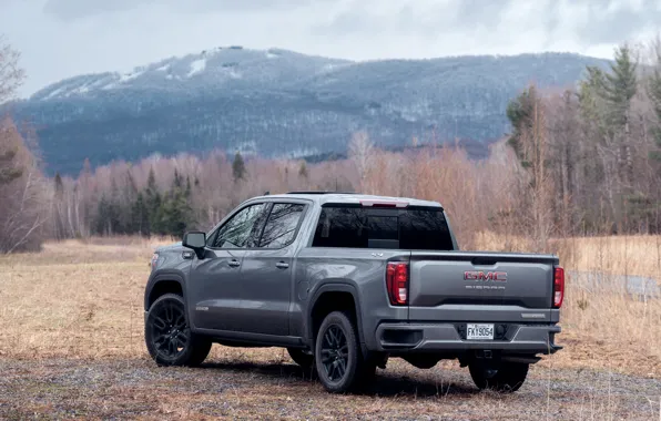 Picture mountains, pickup, 2018, GMC, Sierra, Crew Cab, 2019, Elevation