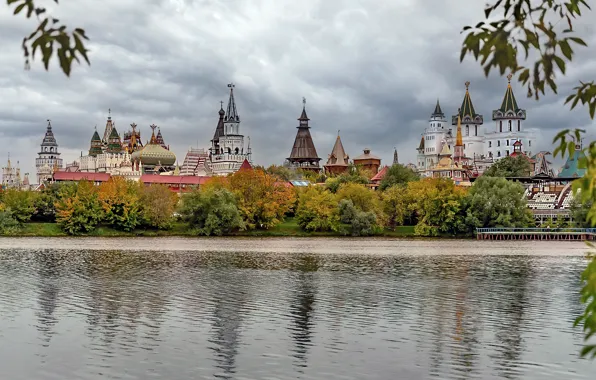 Picture landscape, lake, The Kremlin, Izmailovo, Вячеслав Бирюков