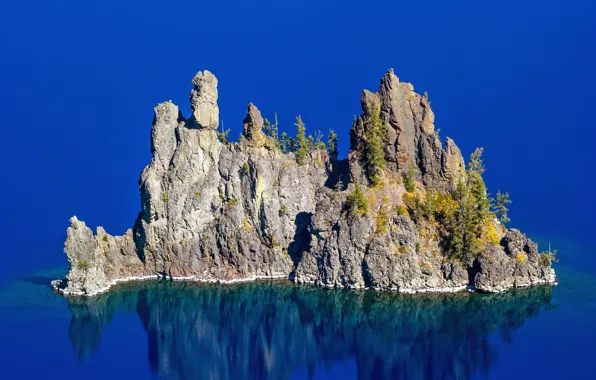 Picture island, USA, Crater Lake, Crater Lake National Park