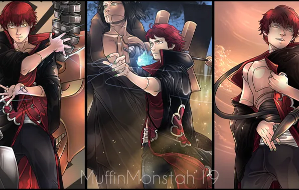 Picture collage, Naruto, Naruto, Sasori
