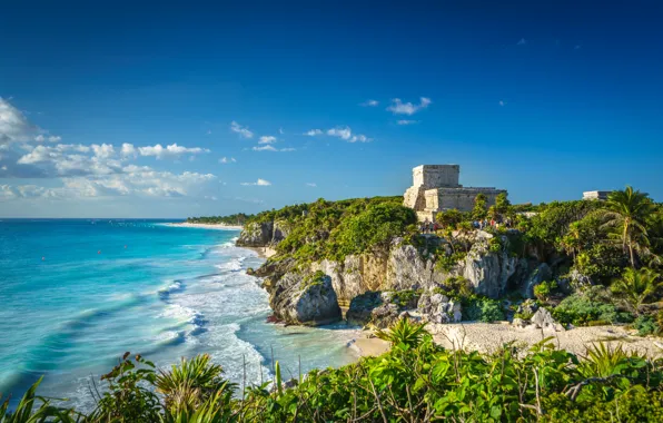Picture coast, Mexico, Tulum, Quintana Roo