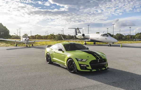 Picture Mustang, Ford, GT500, Sky, Green, Coupe, Sight