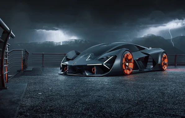 Picture rendering, Lamborghini, supercar, hypercar, The Third Millennium