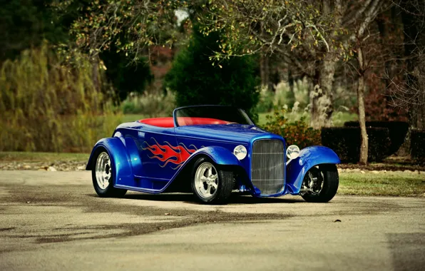 Picture Roadster, Ford, Blue