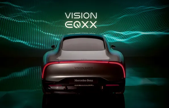 Picture coupe, Mercedes-Benz, rear view, 2022, Vision EQXX Concept
