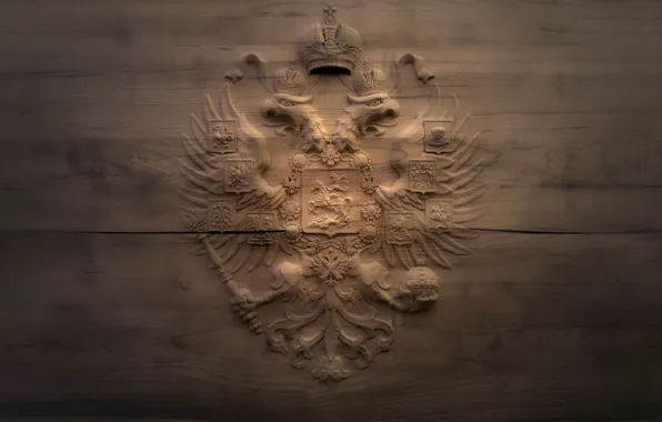 Picture tree, coat of arms, Russia