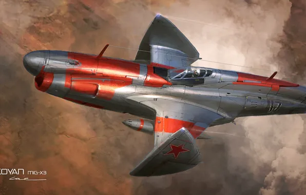 Picture Fighter, Mikoyan, x plane, Mig-x3